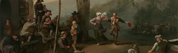 image of Peasants Dancing the Tarantella