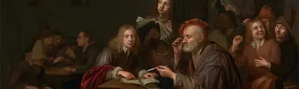 image of The Schoolmaster and his Pupils