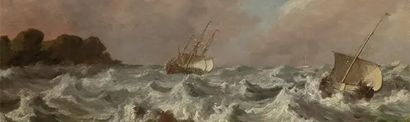 image of Ships in Stormy Weather